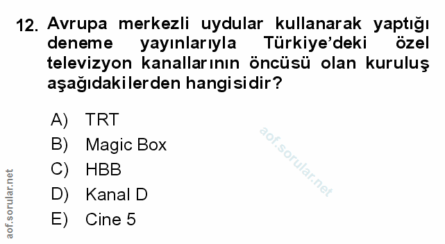 Soru 12