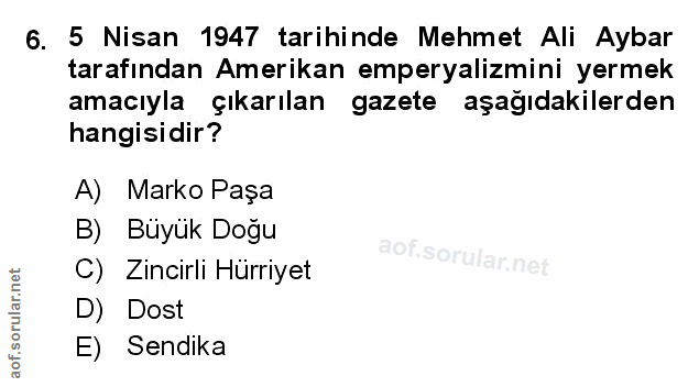 Soru 6