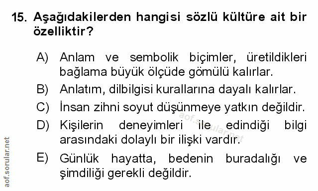 Soru 15