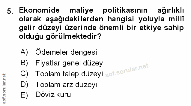 Soru 5