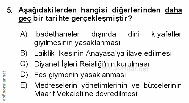 Soru 5