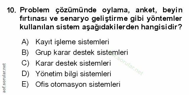 Soru 10