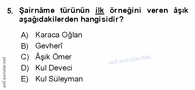 Soru 5