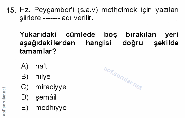 Soru 15