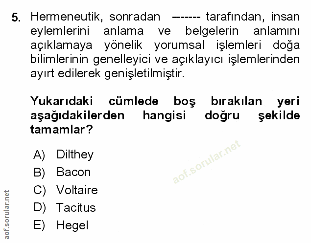 Soru 5