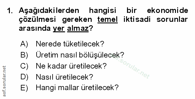 Soru 1