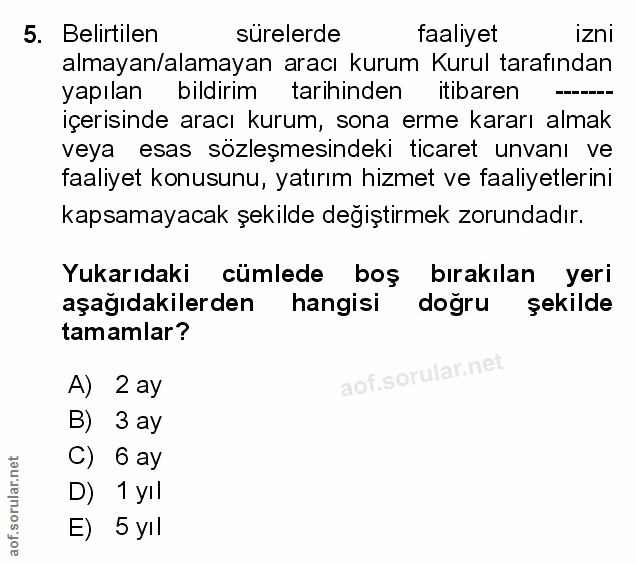 Soru 5