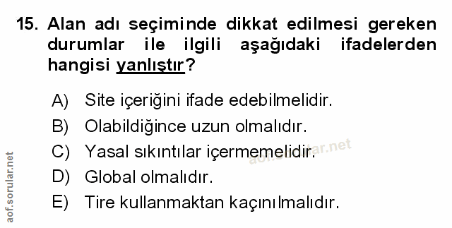 Soru 15