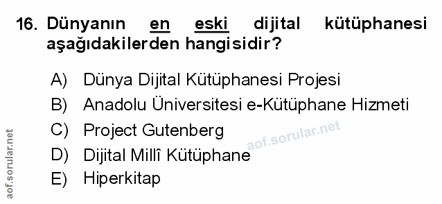 Soru 16