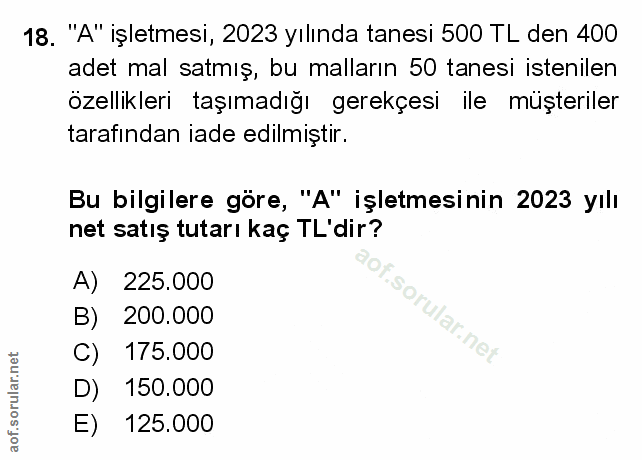 Soru 18