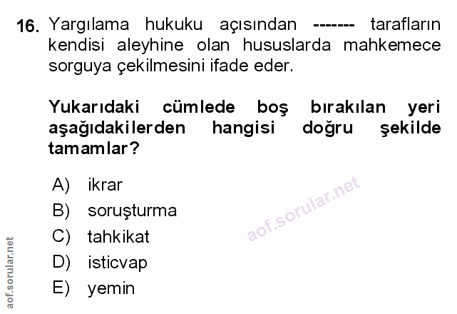 Soru 16