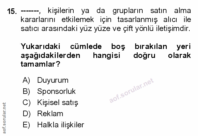 Soru 15