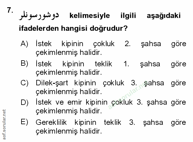 Soru 7