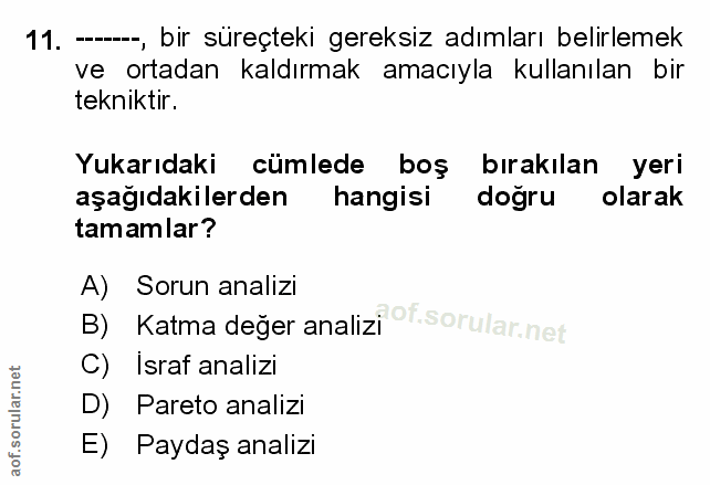 Soru 11