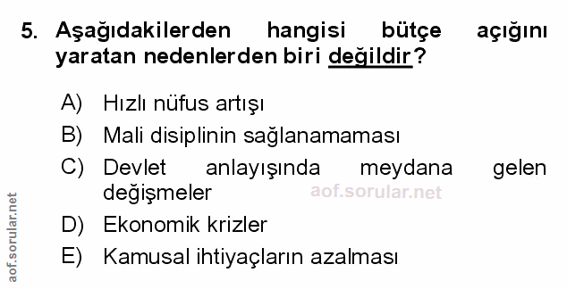 Soru 5