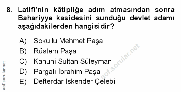 Soru 8