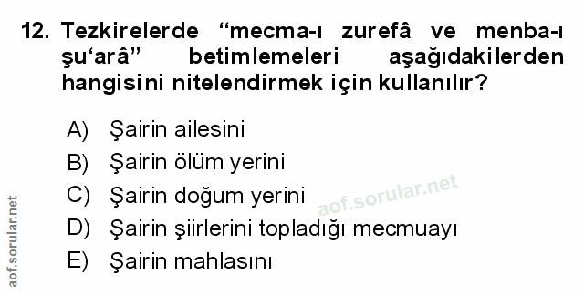 Soru 12