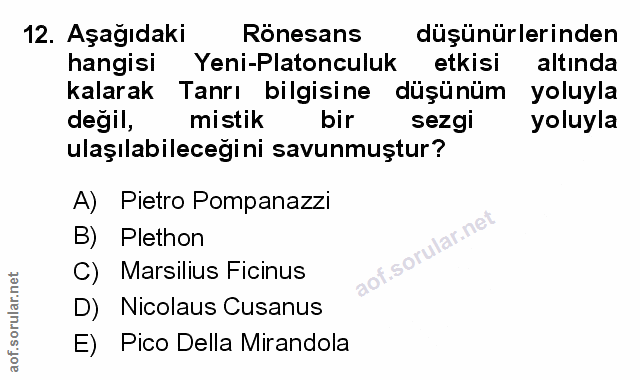 Soru 12