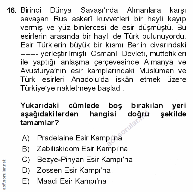 Soru 16