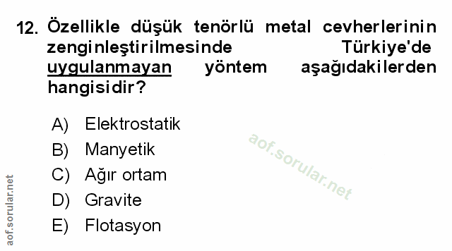 Soru 12