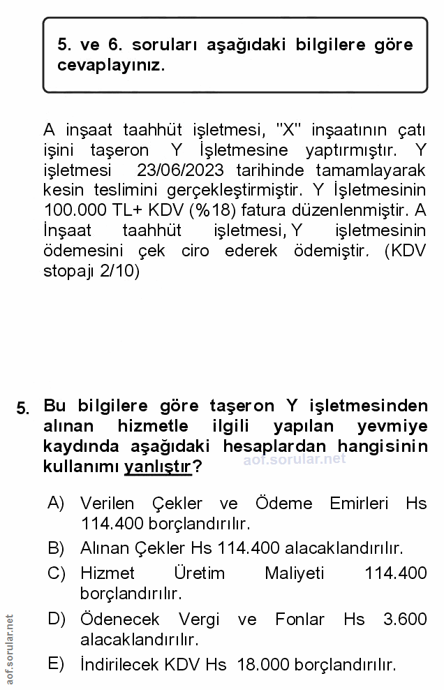 Soru 5
