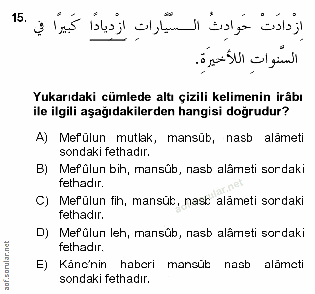 Soru 15
