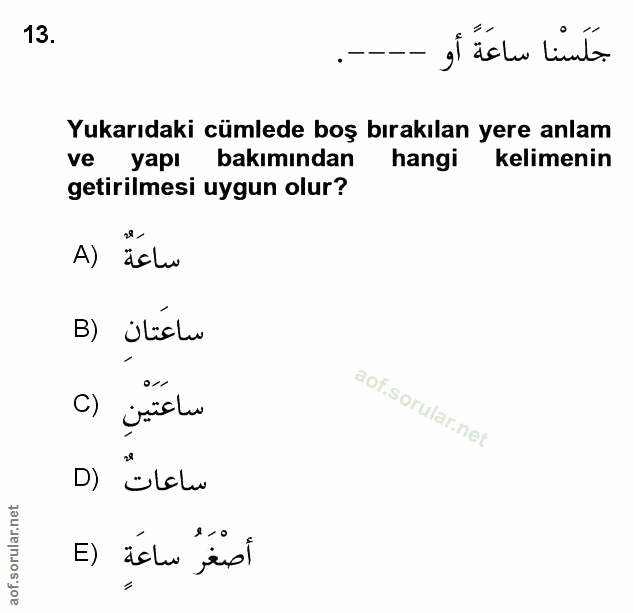 Soru 13