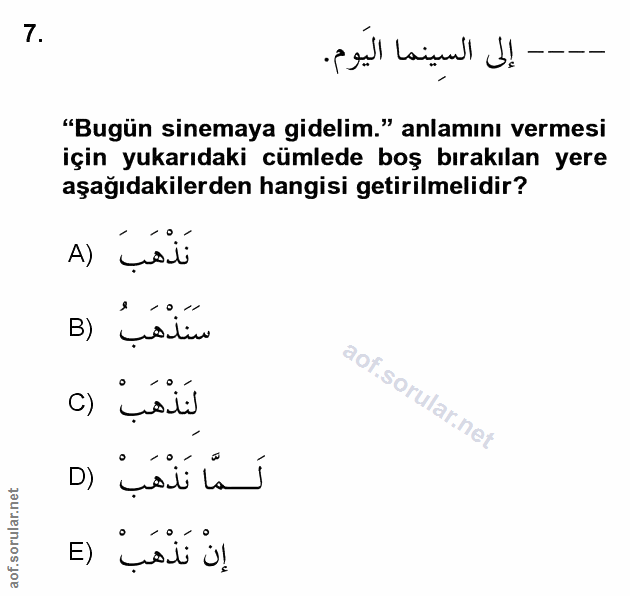 Soru 7
