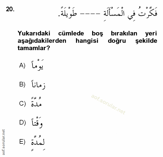 Soru 20