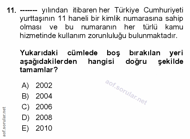 Soru 11