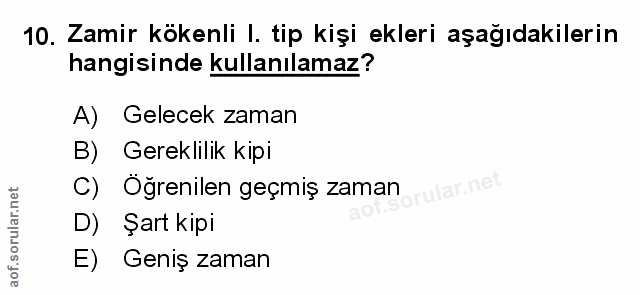 Soru 10