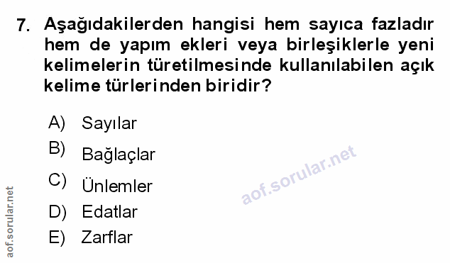 Soru 7