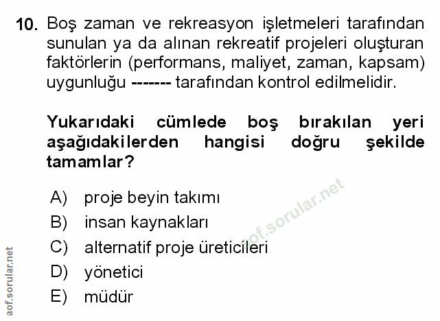 Soru 10