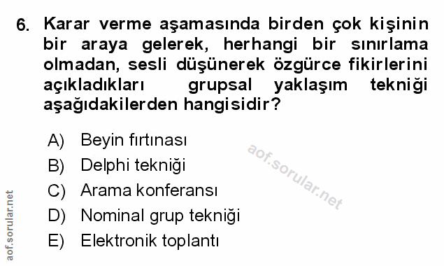Soru 6