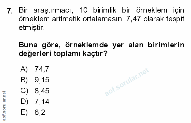 Soru 7