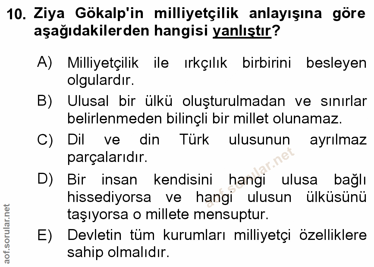 Soru 10