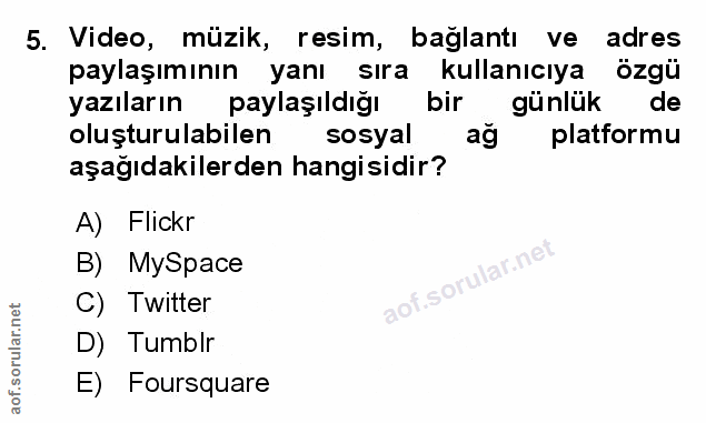 Soru 5