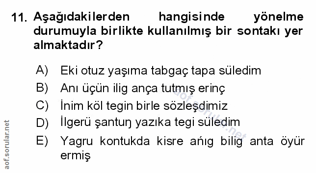 Soru 11