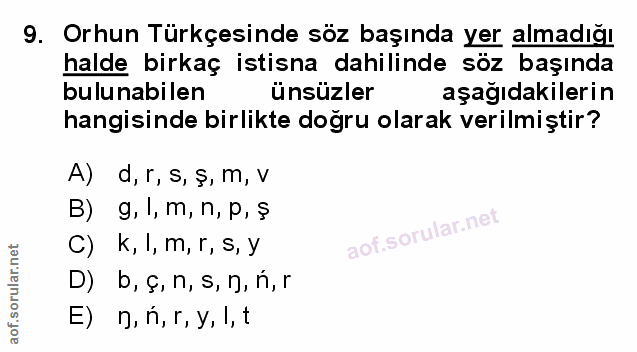 Soru 9