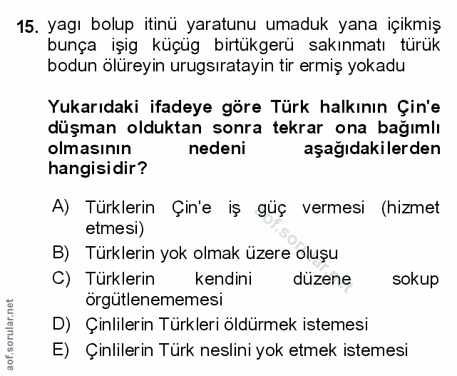 Soru 15