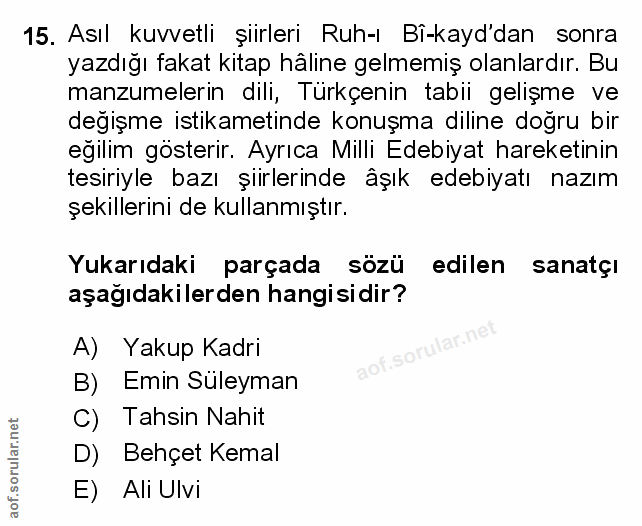 Soru 15