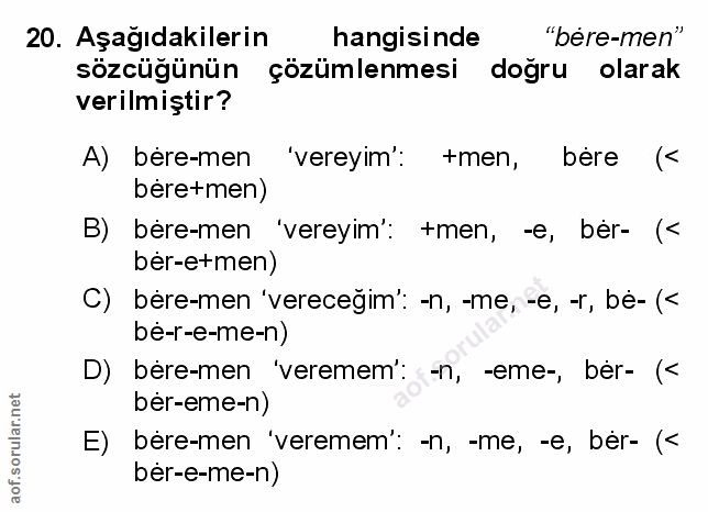 Soru 20