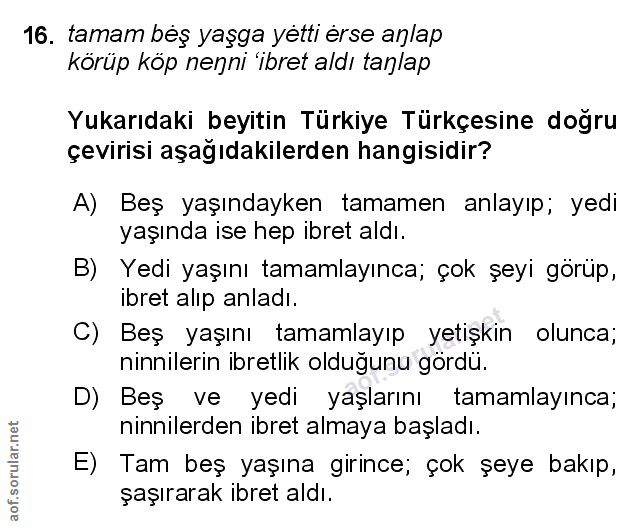 Soru 16