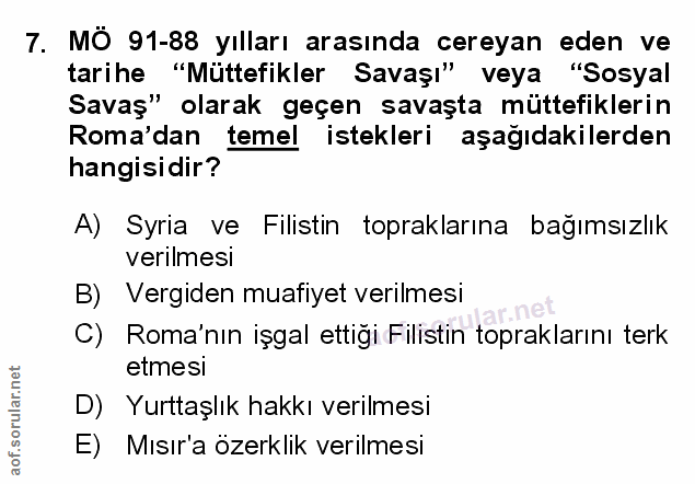 Soru 7