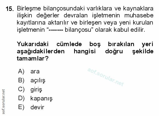 Soru 15