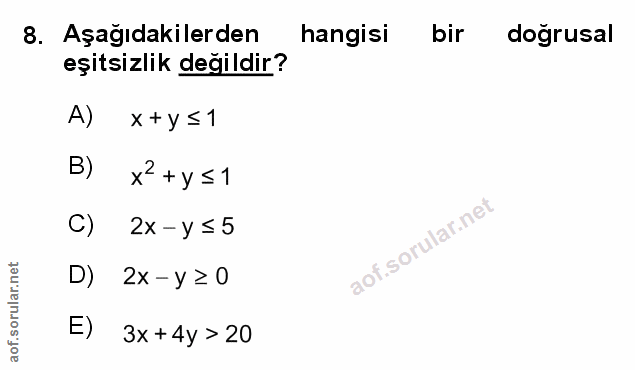 Soru 8