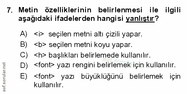 Soru 7