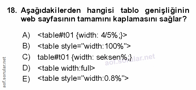 Soru 18