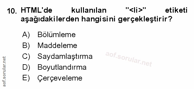 Soru 10