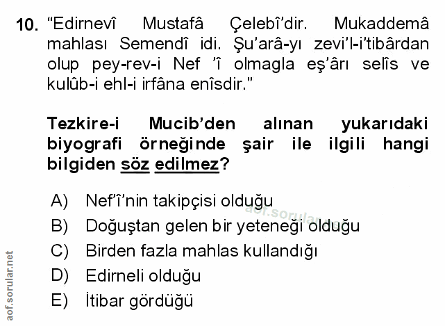 Soru 10